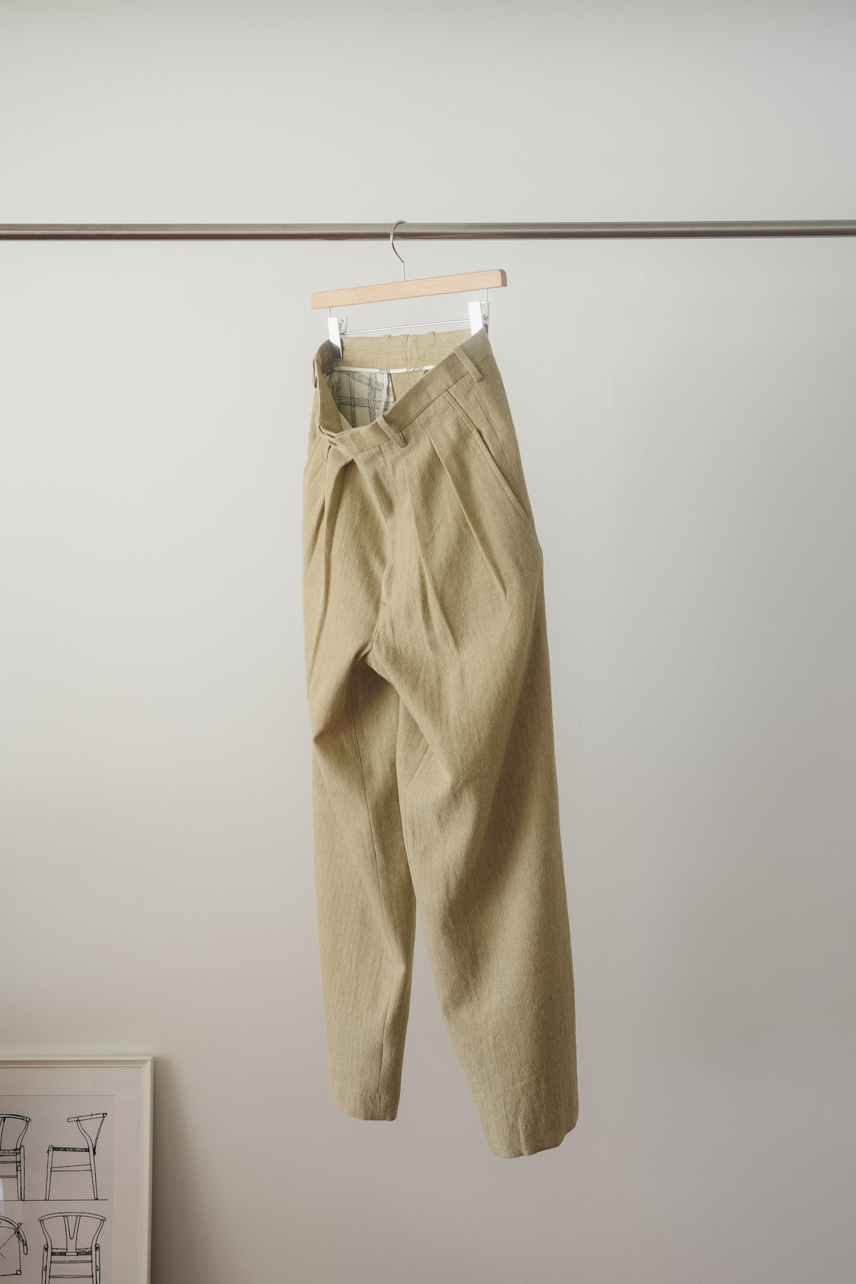 m's braque TUCKED BAGGY PANTS (The BORDER Edit.)