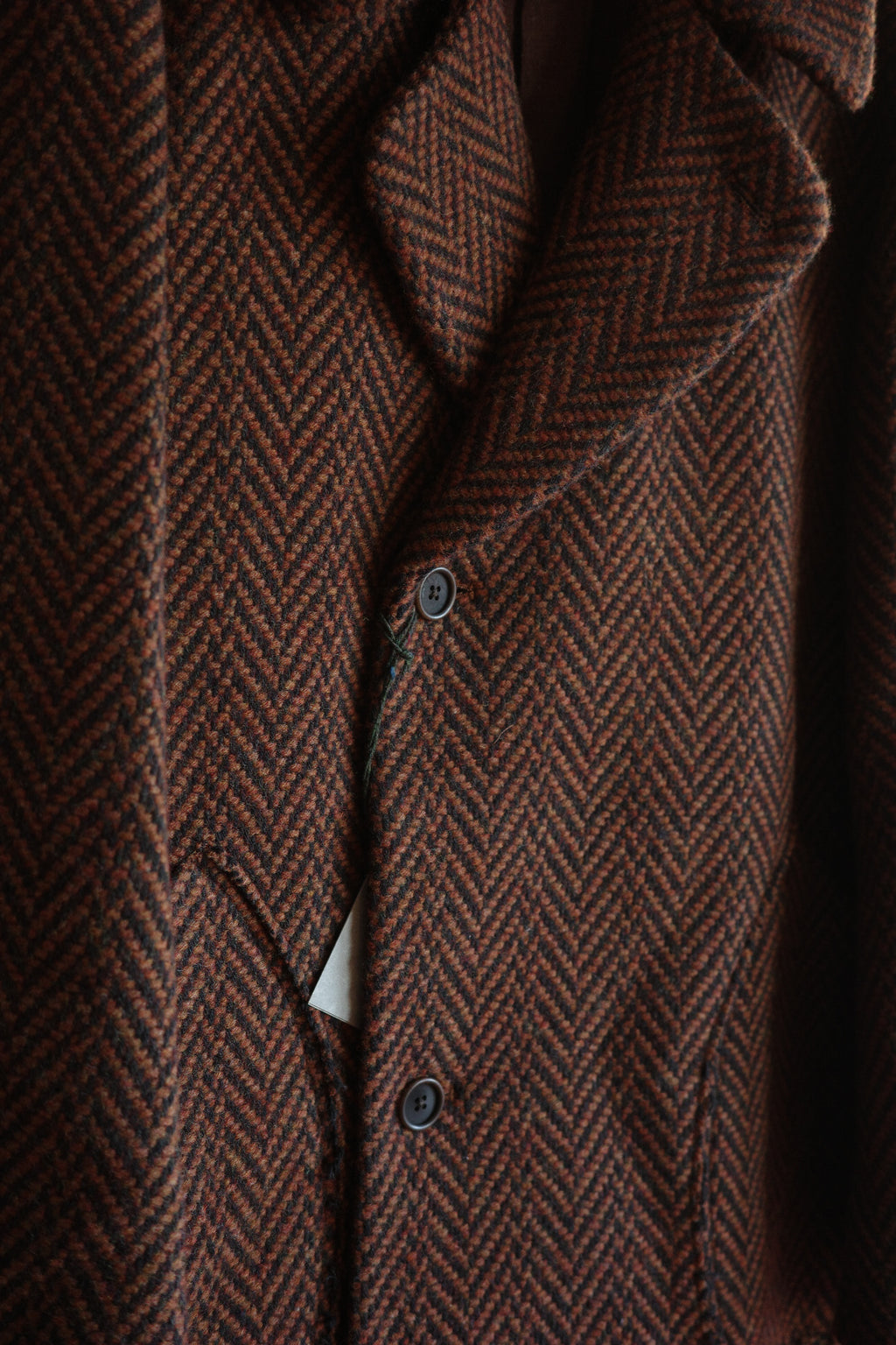 Gorsch Dynamic Herringbone Wool Double Coat