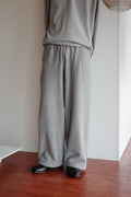 ULTERIOR FADED SILKY TERRY BAGGY SWEAT PANTS (The BORDER Edit.)