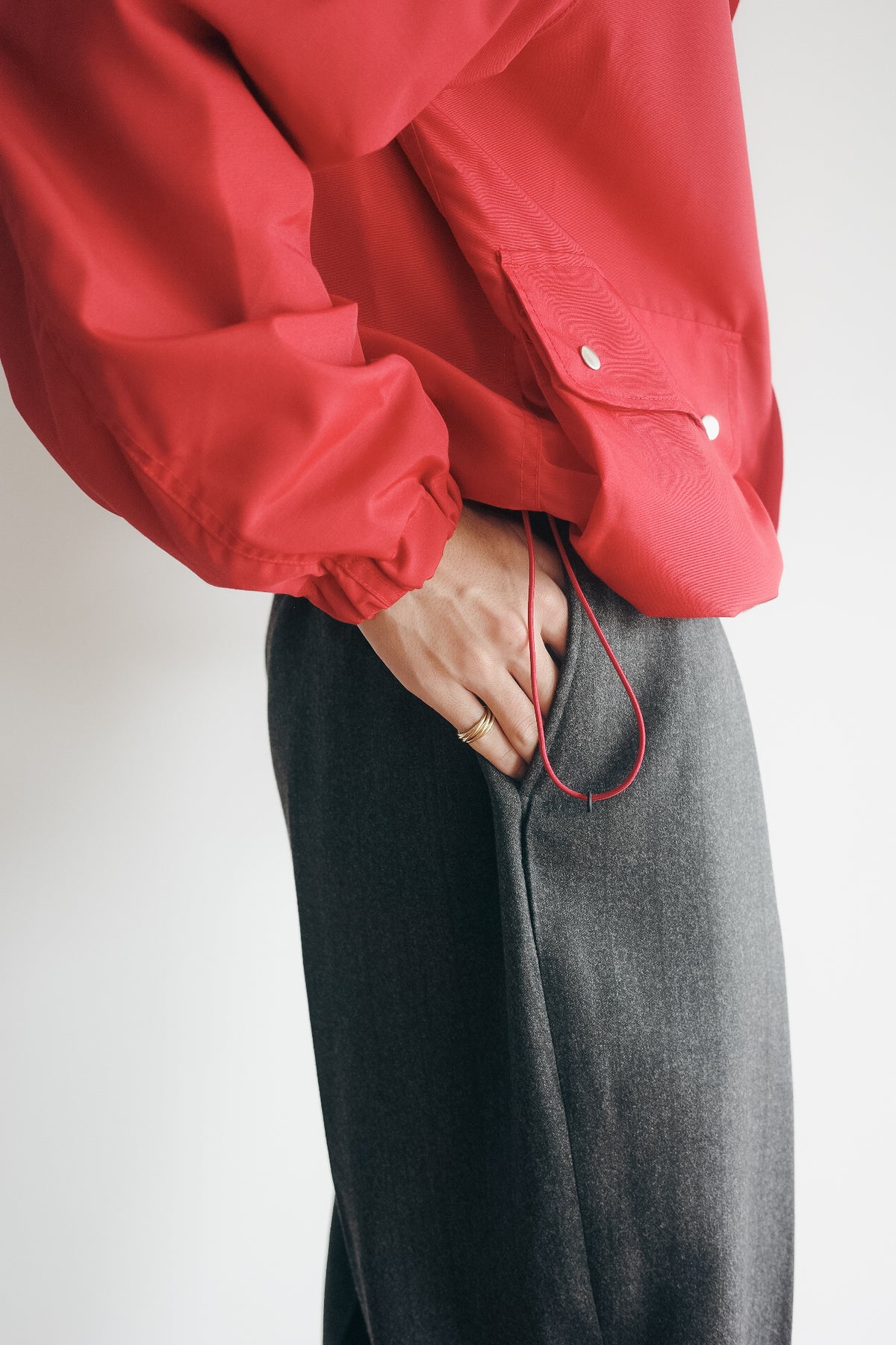 Ernie Palo Wool Nylon Blouson