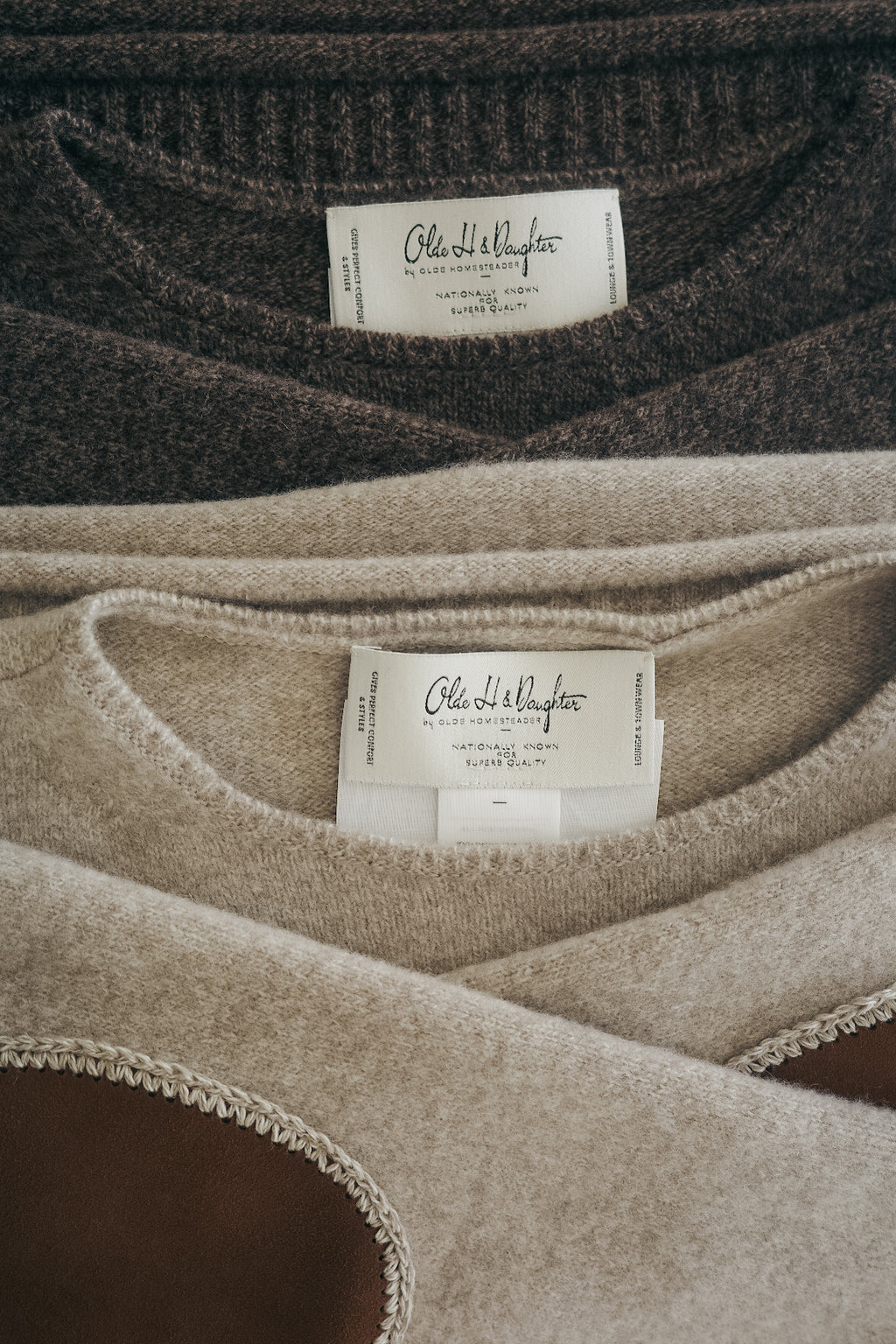 Olde H & Daughter WOOL/CASHMERE BOAT NECK P/O