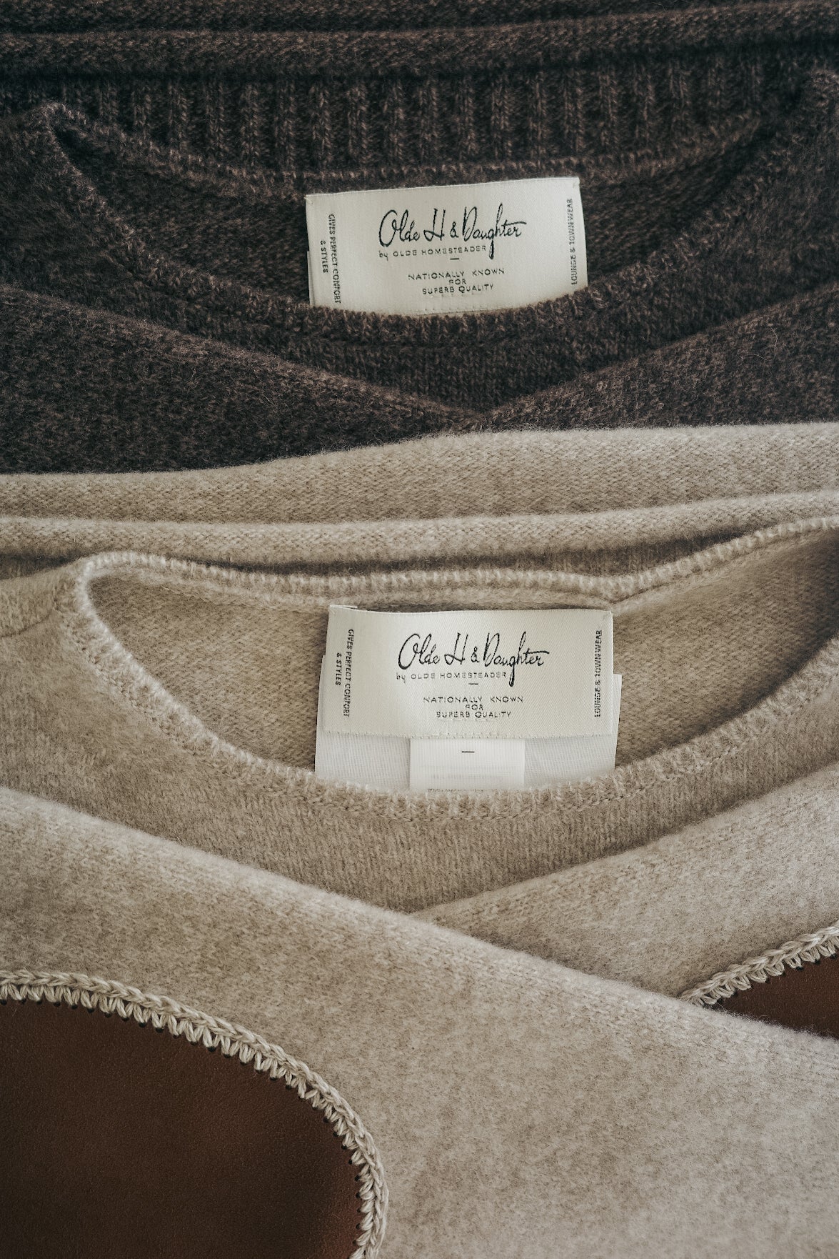 Olde H & Daughter WOOL/CASHMERE BOAT NECK P/O