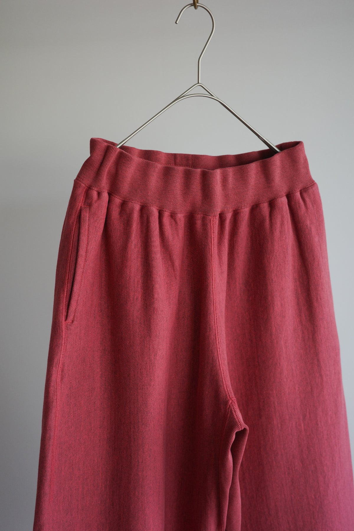 ULTERIOR FADED SILKY TERRY BAGGY SWEAT PANTS (The BORDER Edit.)