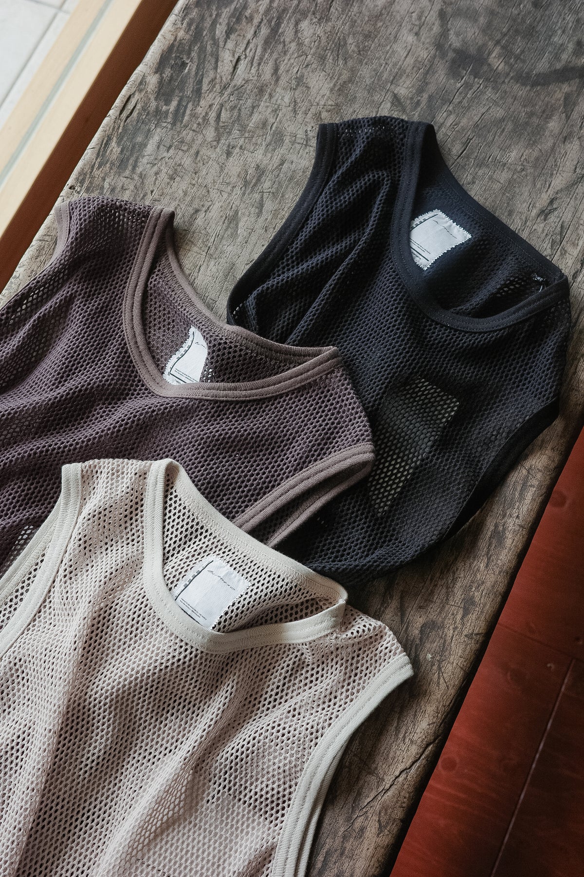 BLACKBIRD mesh tank top