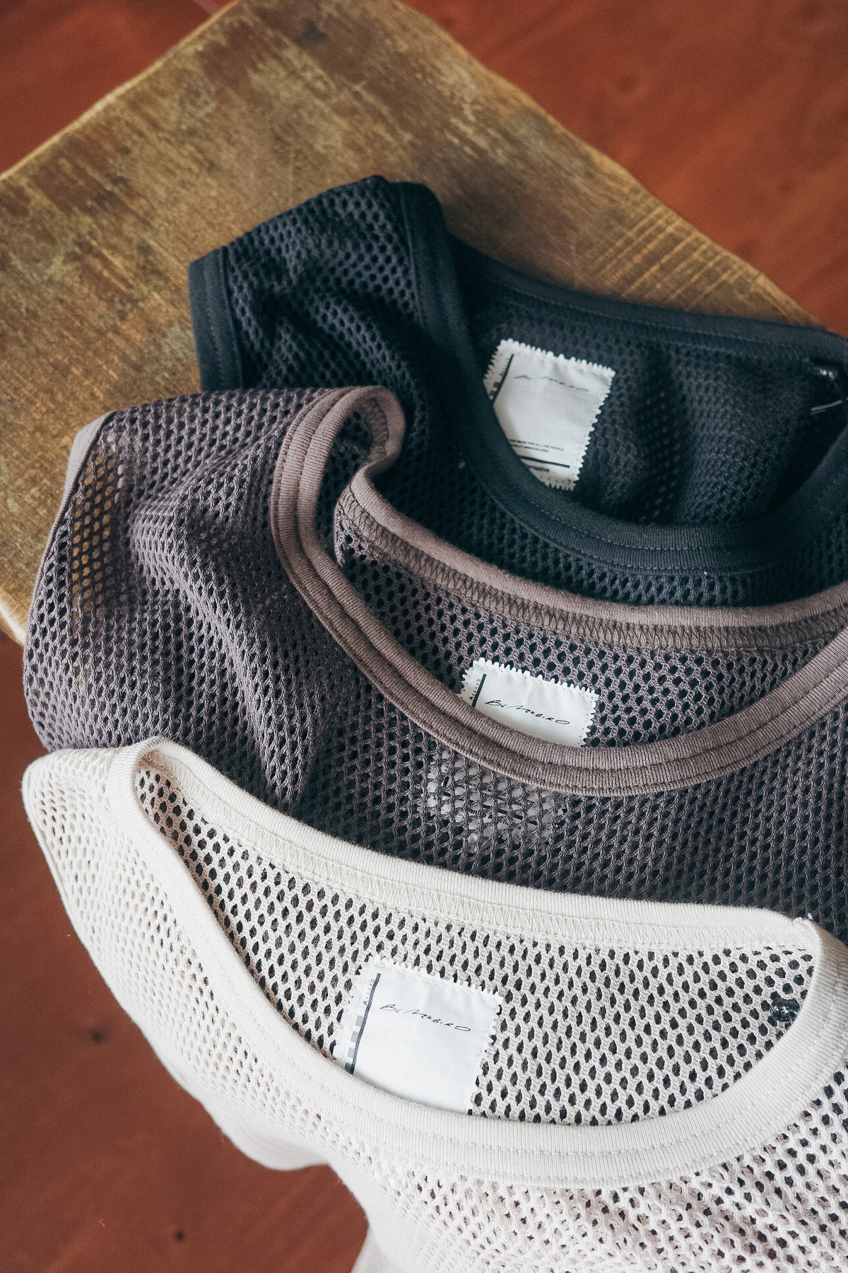 BLACKBIRD mesh tank top