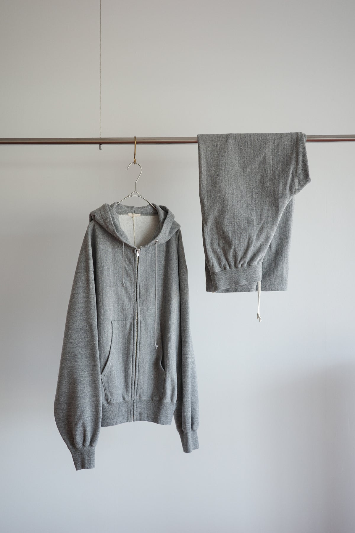 ULTERIOR FADED SILKY TERRY RW ZIP UP PARKA