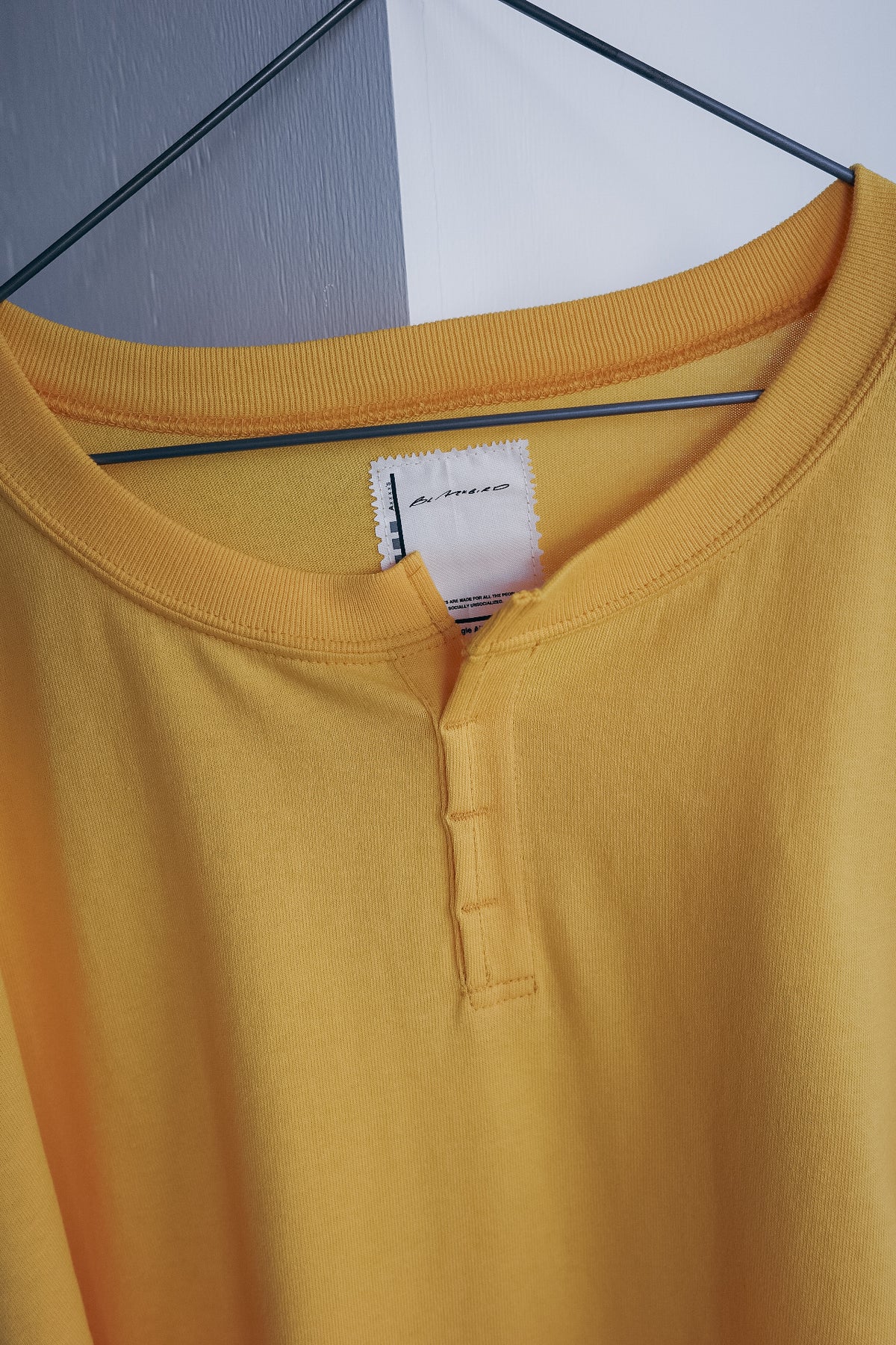 BLACKBIRD FAKE HENLEY NECK CUTSEWN