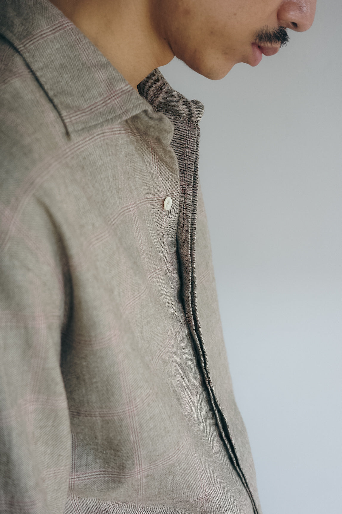 ARGILE Shirt（Check）/ Hand Stitch