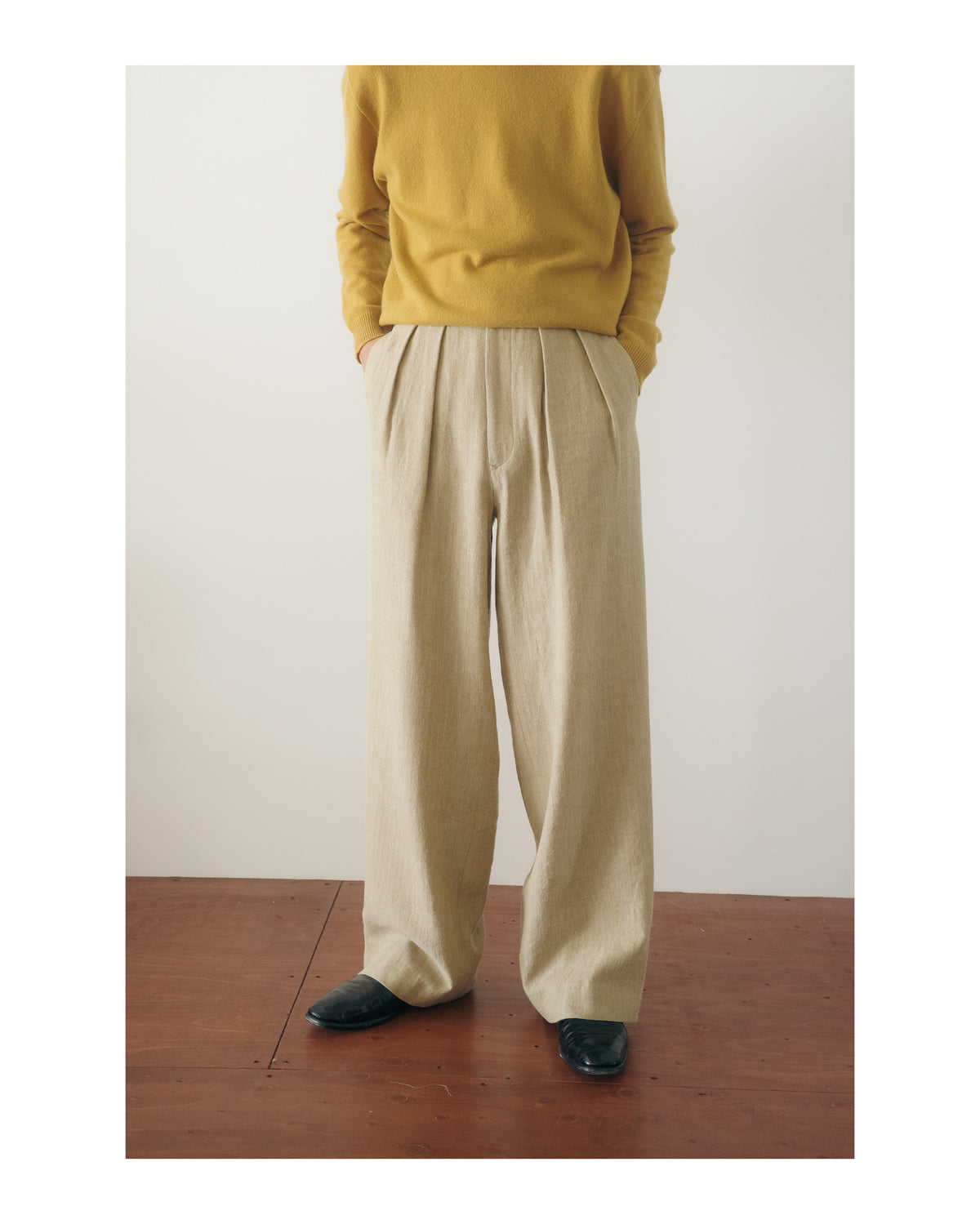 m's braque TUCKED BAGGY PANTS (The BORDER Edit.)