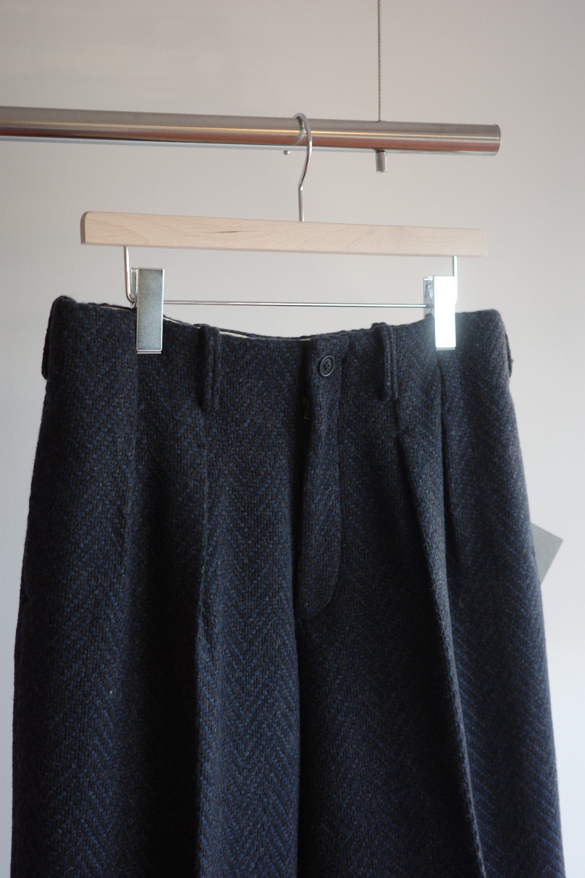 Gorsch Dynamic Herringbone Wool Two Tack Trousers
