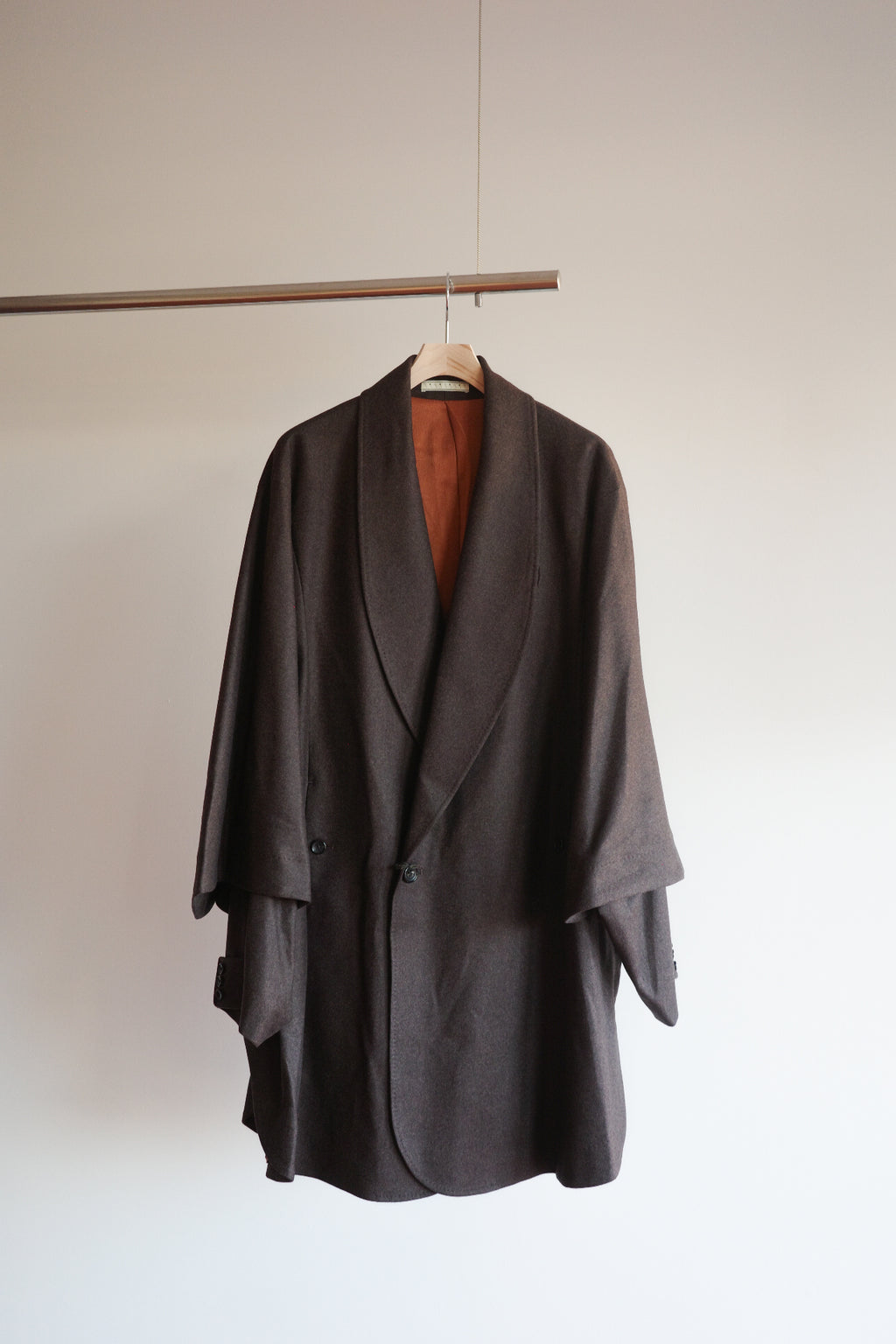 Gorsch Flannel Wool Cape Coat