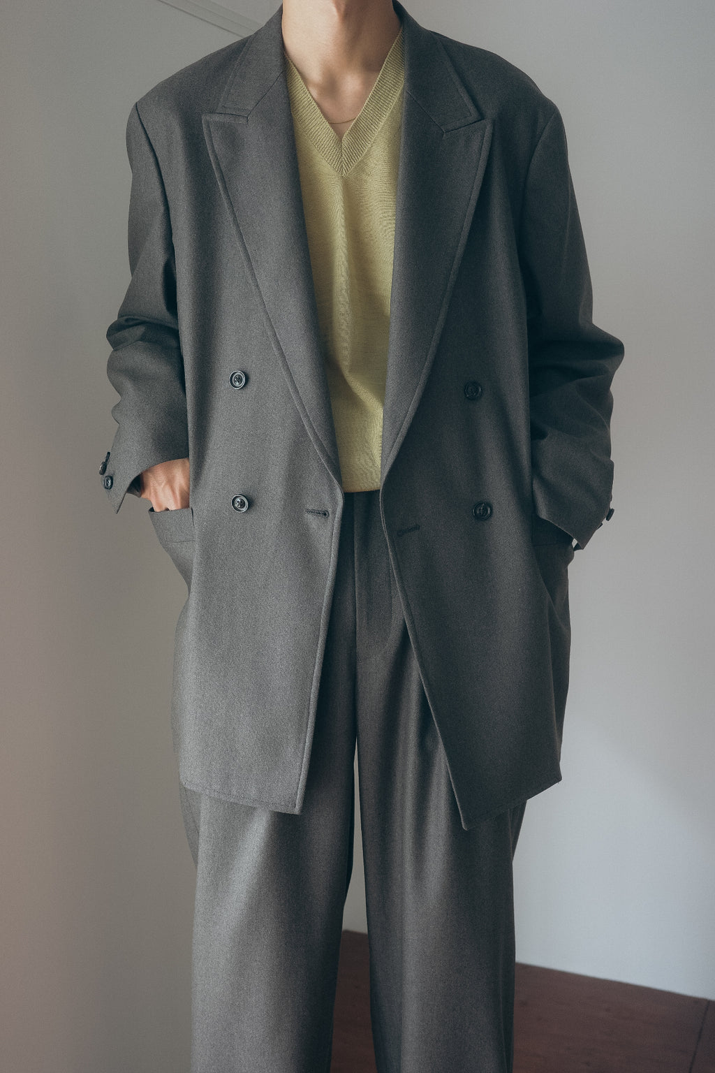 ULTERIOR W/CASH PANAMA CLOTH DB JKT
