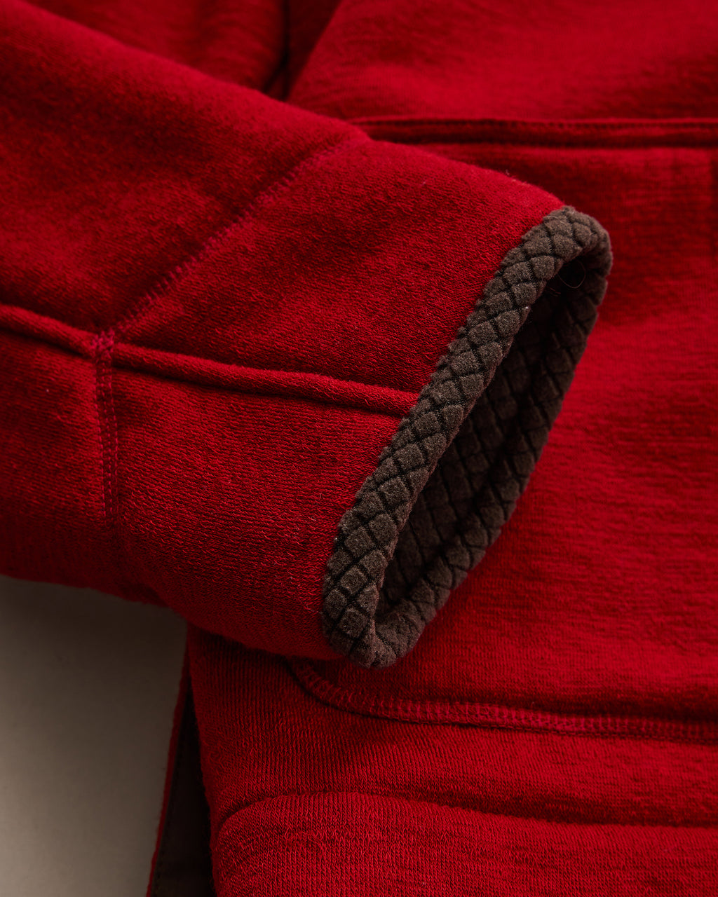 NICENESS BORLAND -WOOL FLEECE OVERSHIRT COAT-