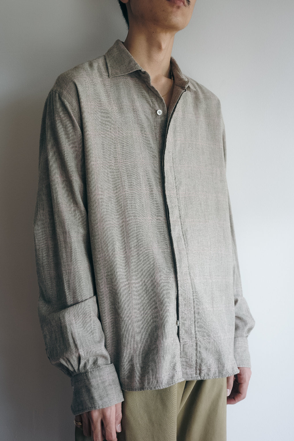 ARGILE Shirt（Check）/ Hand Stitch