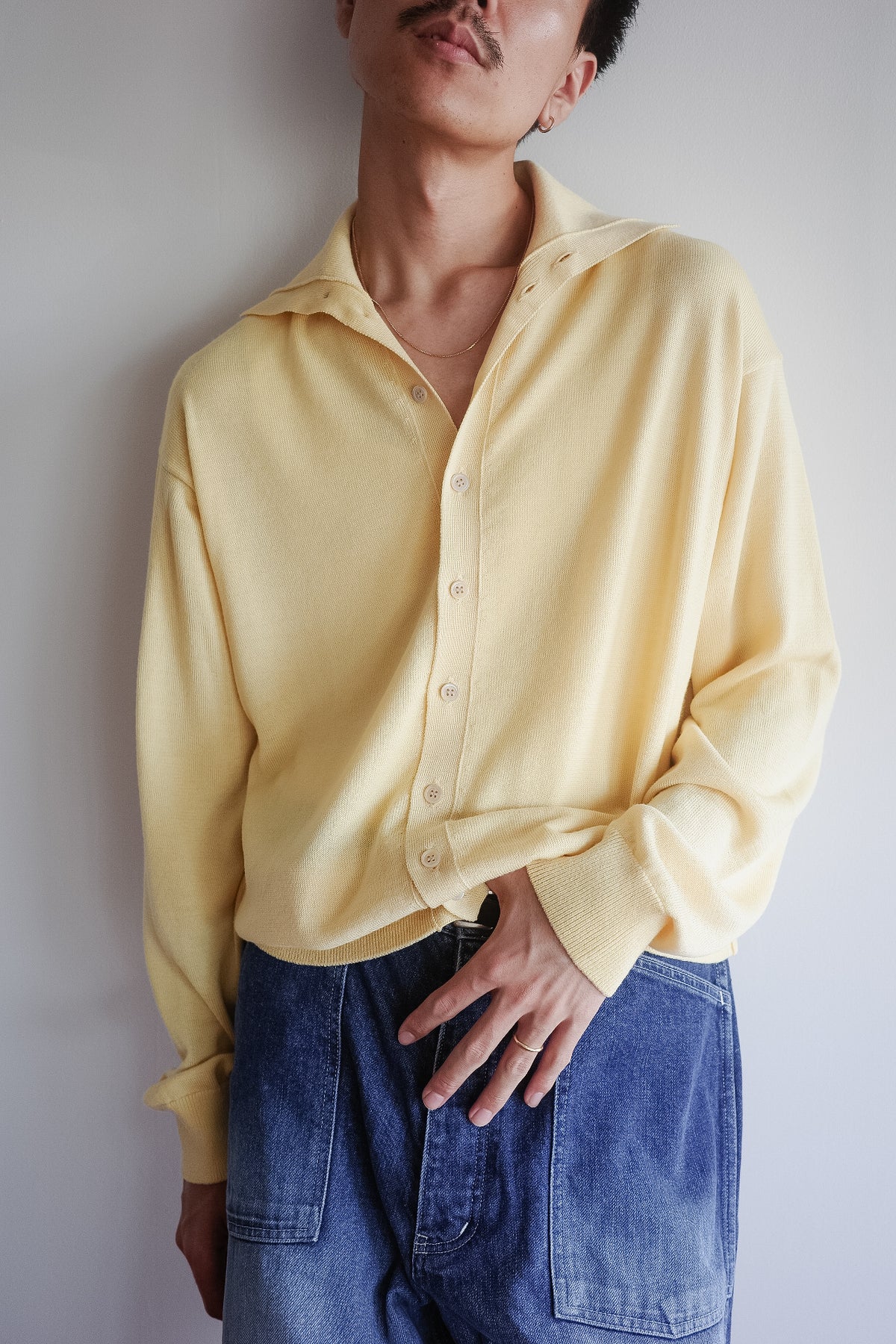 Ernie Palo Polo Knit Cardigan