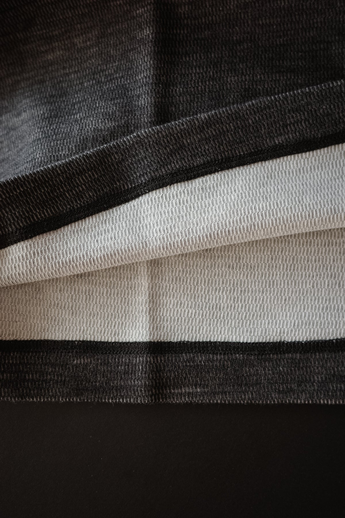 ULTERIOR W/C HONEYCOMB HENLEY-NECK TOP