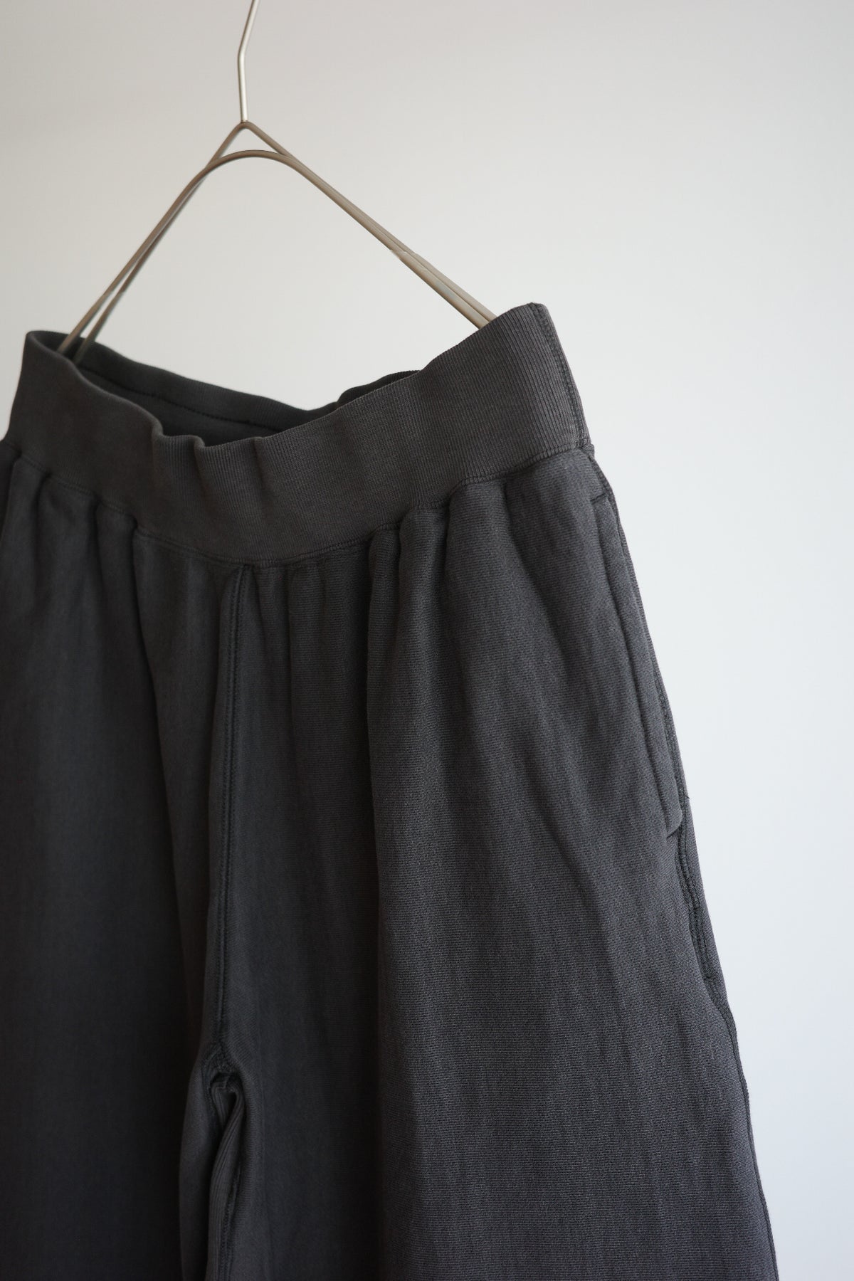 ULTERIOR FADED SILKY TERRY BAGGY SWEAT PANTS (The BORDER Edit.)