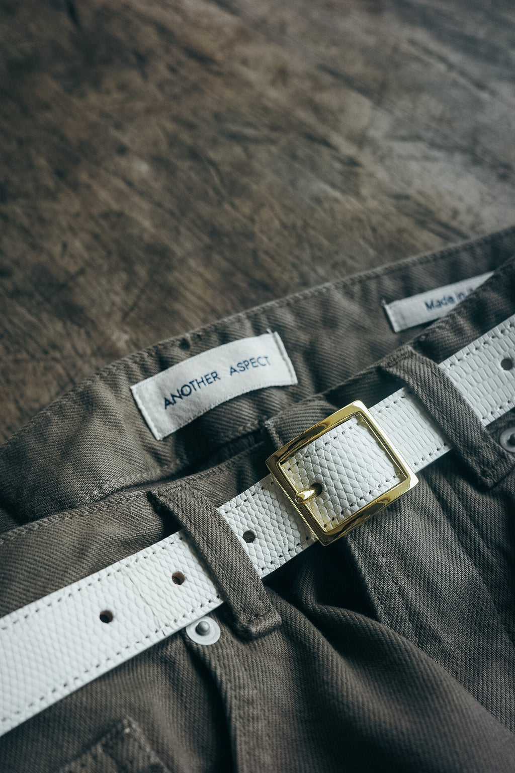 BISOWN LIZARD CLASSIC SQUARE BELT