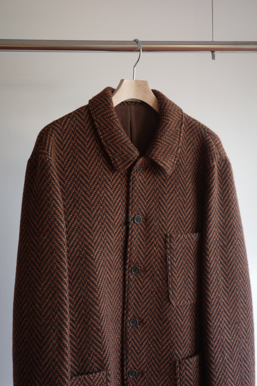 Gorsch Dynamic Herringbone Wool Work Jacket