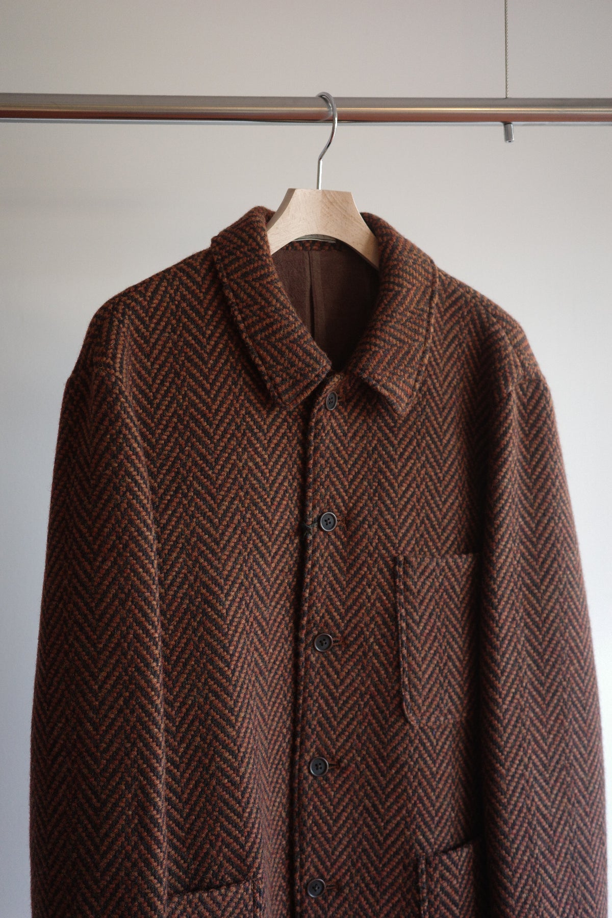 Gorsch Dynamic Herringbone Wool Work Jacket