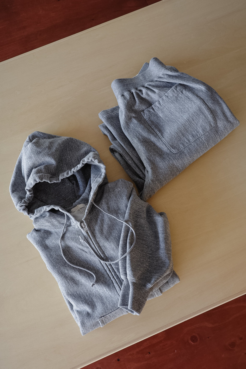 ULTERIOR FADED SILKY TERRY RW ZIP UP PARKA