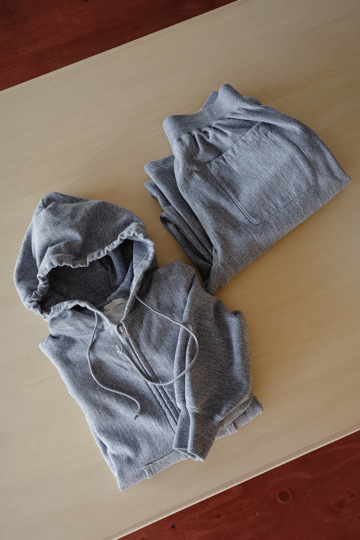ULTERIOR FADED SILKY TERRY RW ZIP UP PARKA