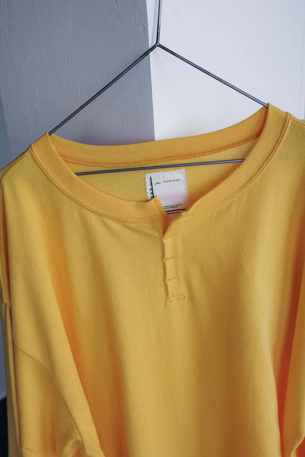 BLACKBIRD FAKE HENLEY NECK CUTSEWN