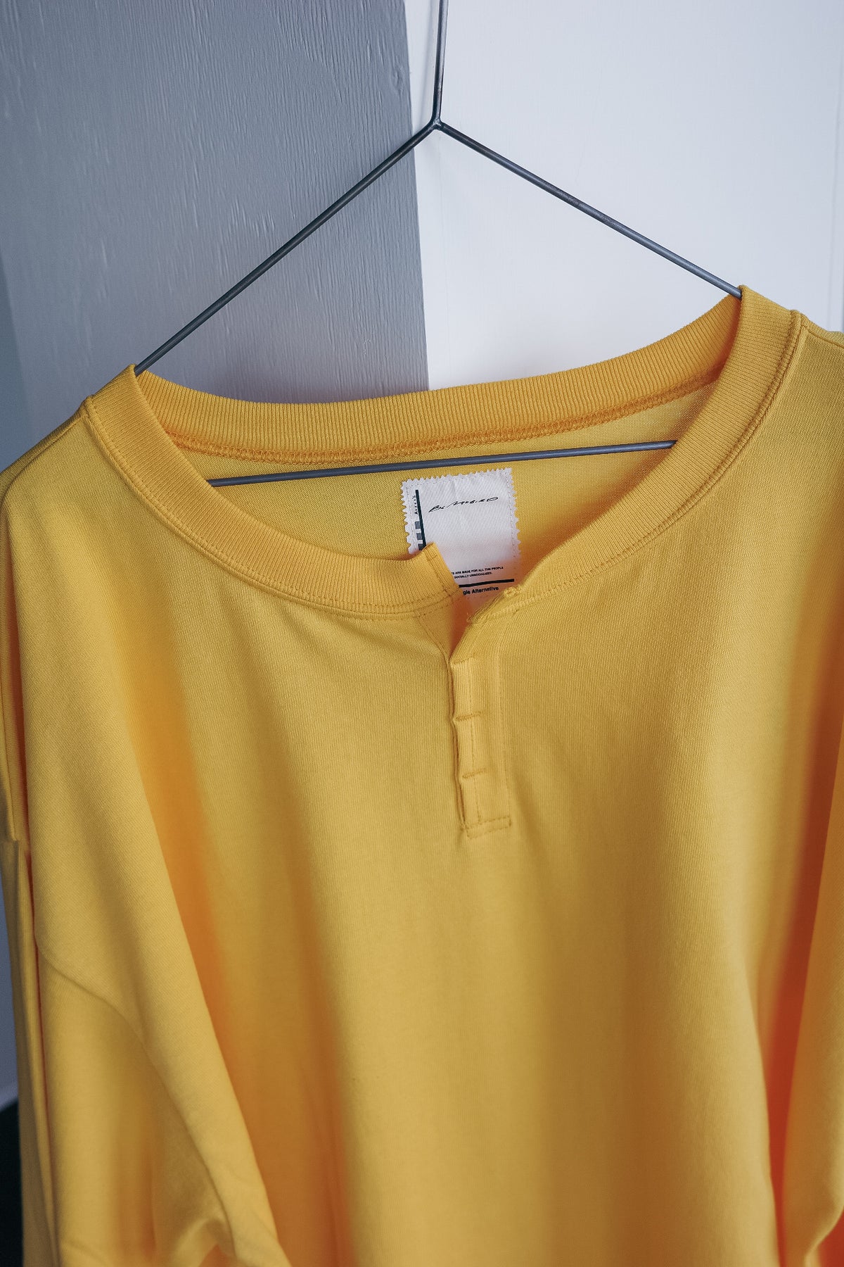 BLACKBIRD FAKE HENLEY NECK CUTSEWN
