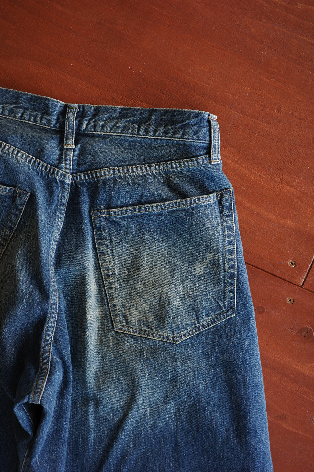 ULTERIOR AGING WASHED SELVEDGE DENIM 5P PANTS