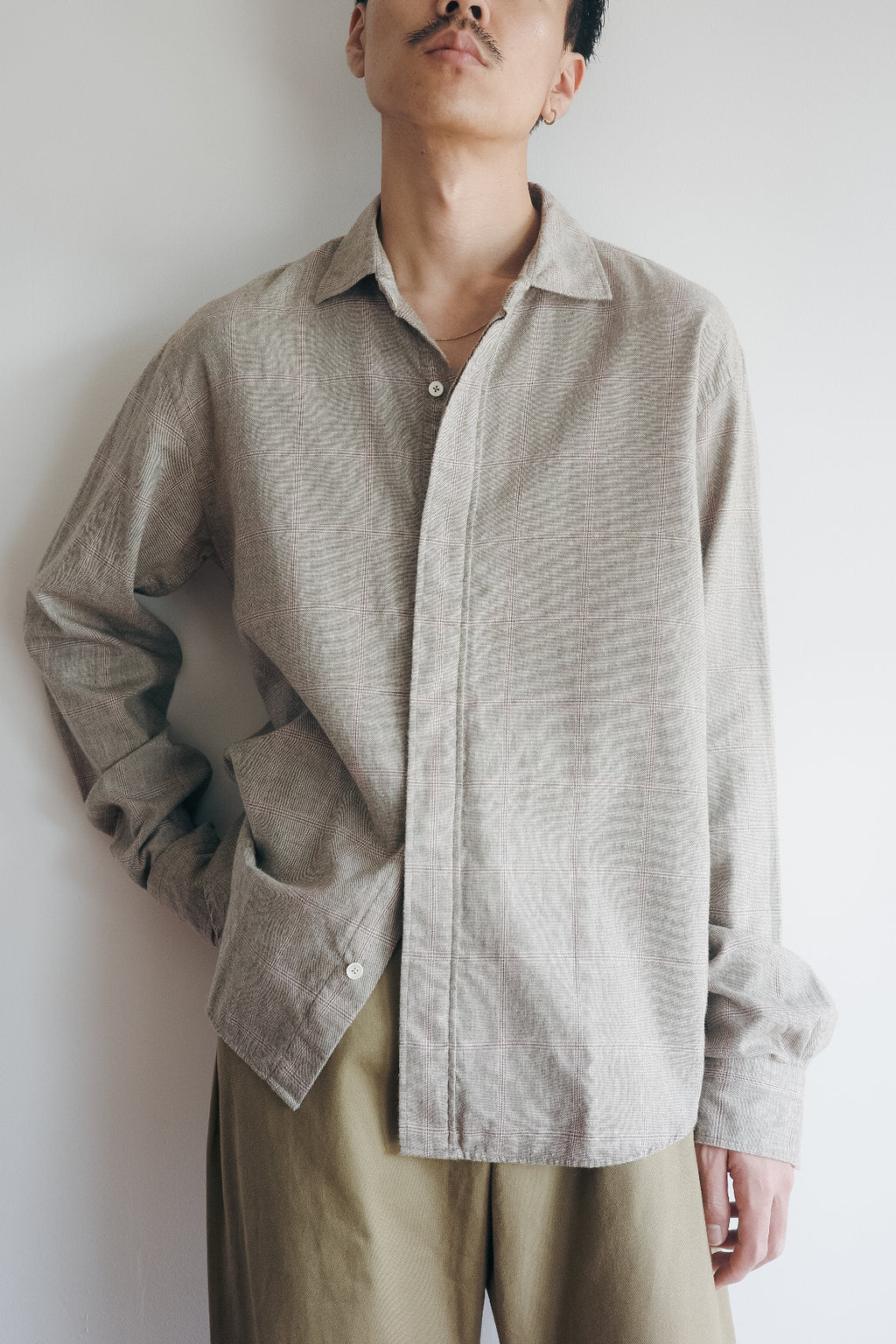 ARGILE Shirt（Check）/ Hand Stitch