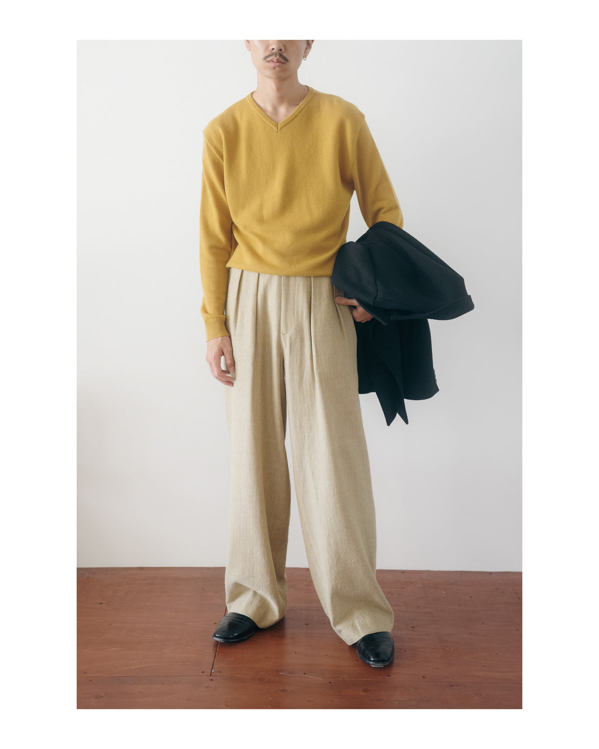 m's braque TUCKED BAGGY PANTS (The BORDER Edit.)