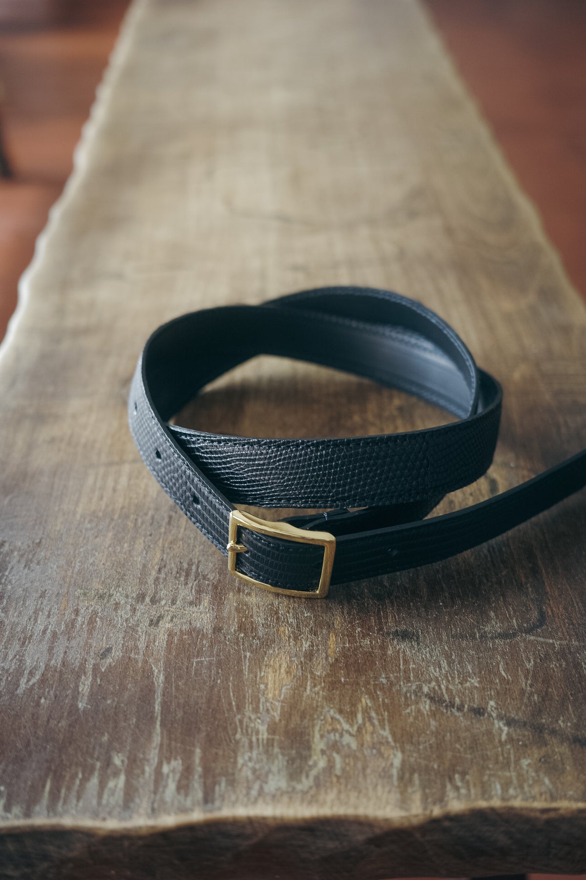 BISOWN LIZARD CLASSIC SQUARE BELT