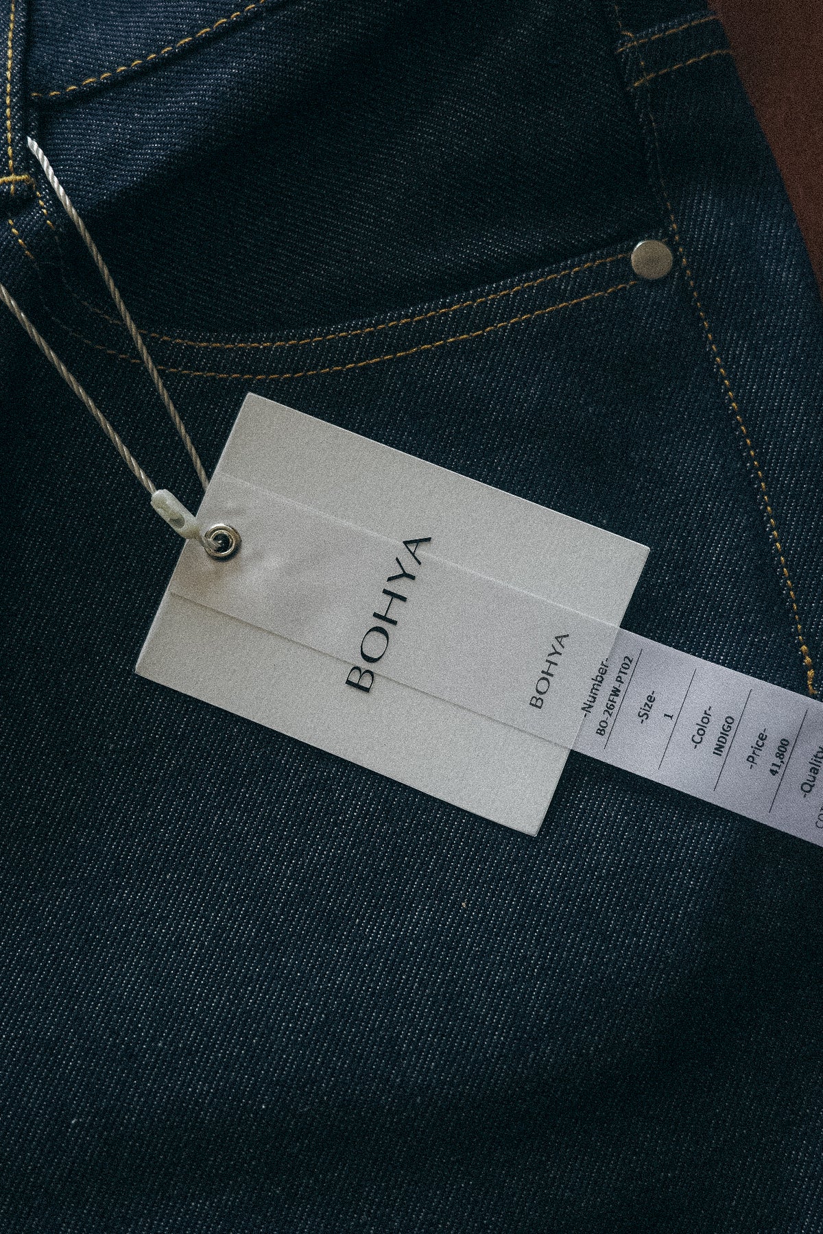 BOHYA HARUKI 5P JEANS -STRAIGHT- RIGID