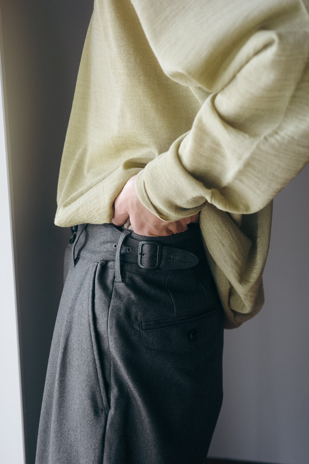 ULTERIOR W/CASH PANAMA CLOTH MIL-TROUSERS