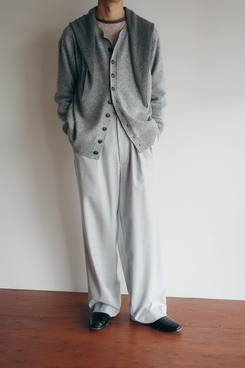 m's braque TUCKED BAGGY PANTS (The BORDER Edit.)