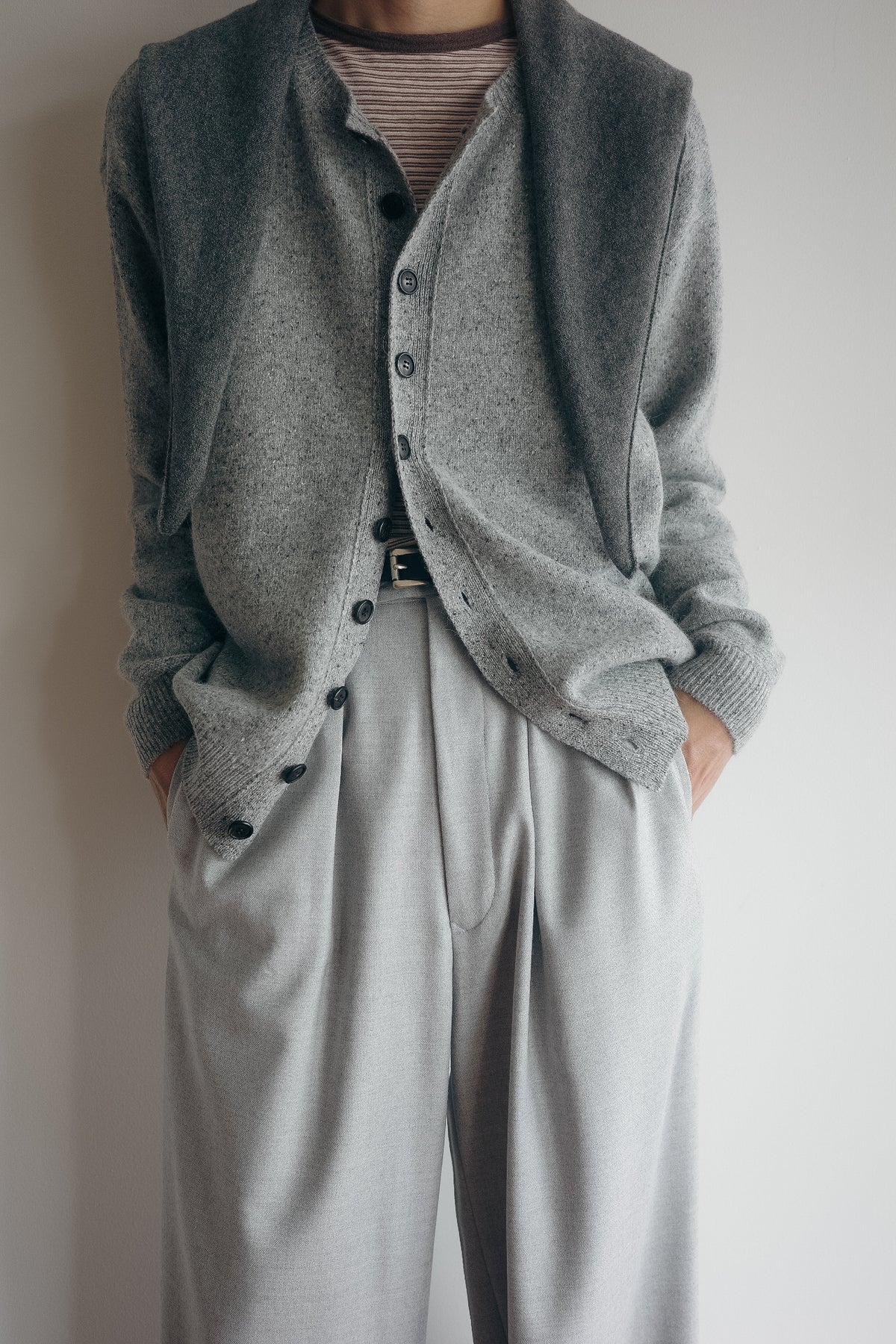 m's braque TUCKED BAGGY PANTS (The BORDER Edit.)