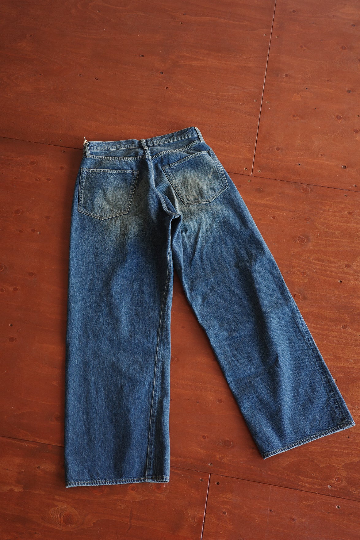 ULTERIOR AGING WASHED SELVEDGE DENIM 5P PANTS