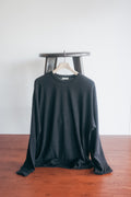 ULTERIOR SUPER FINE WOOL COTTON CUT-OFF P/O (BORDER STRIPE)