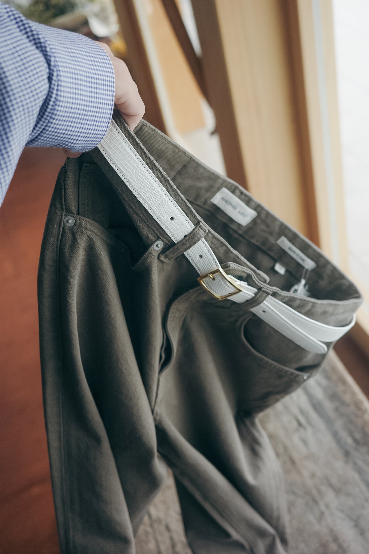 BISOWN LIZARD CLASSIC SQUARE BELT