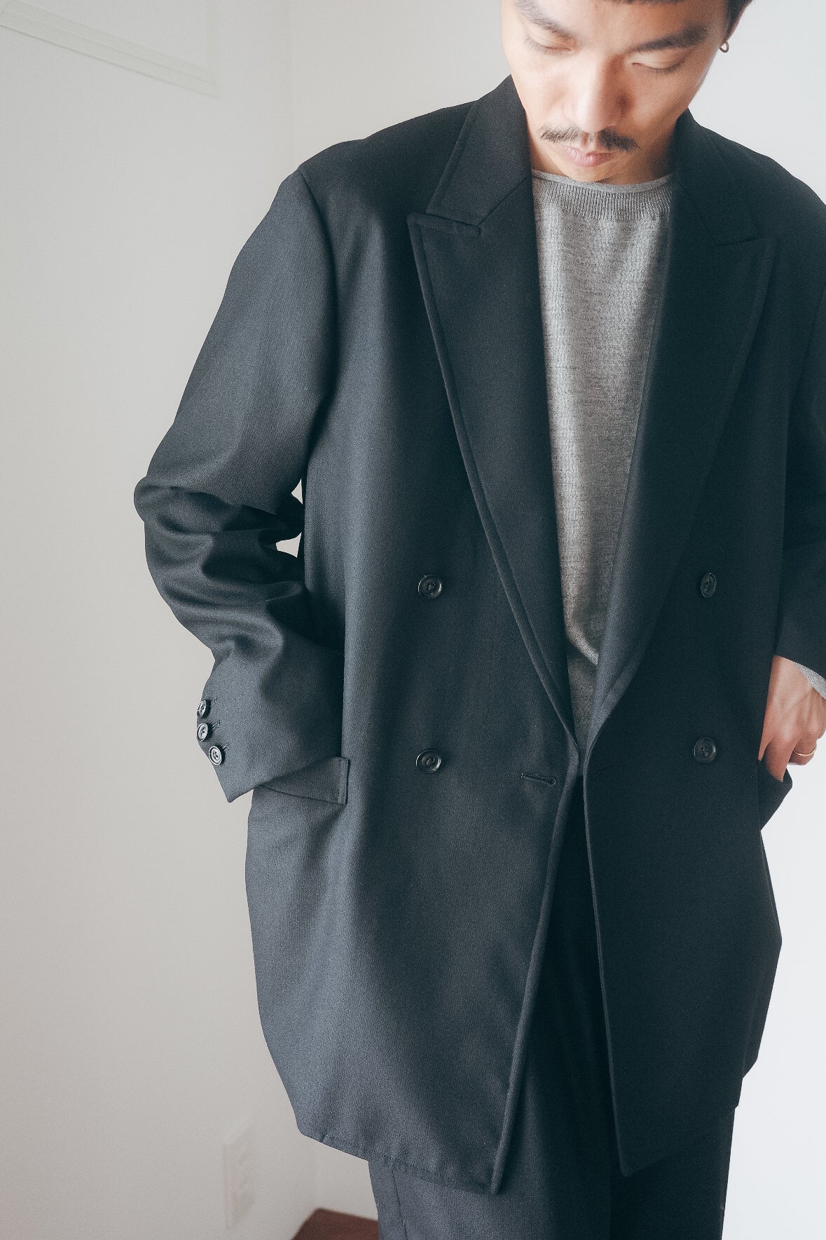 ULTERIOR W/CASH PANAMA CLOTH DB JKT
