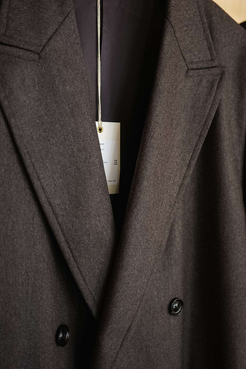 ULTERIOR W/CASH PANAMA CLOTH DB JKT