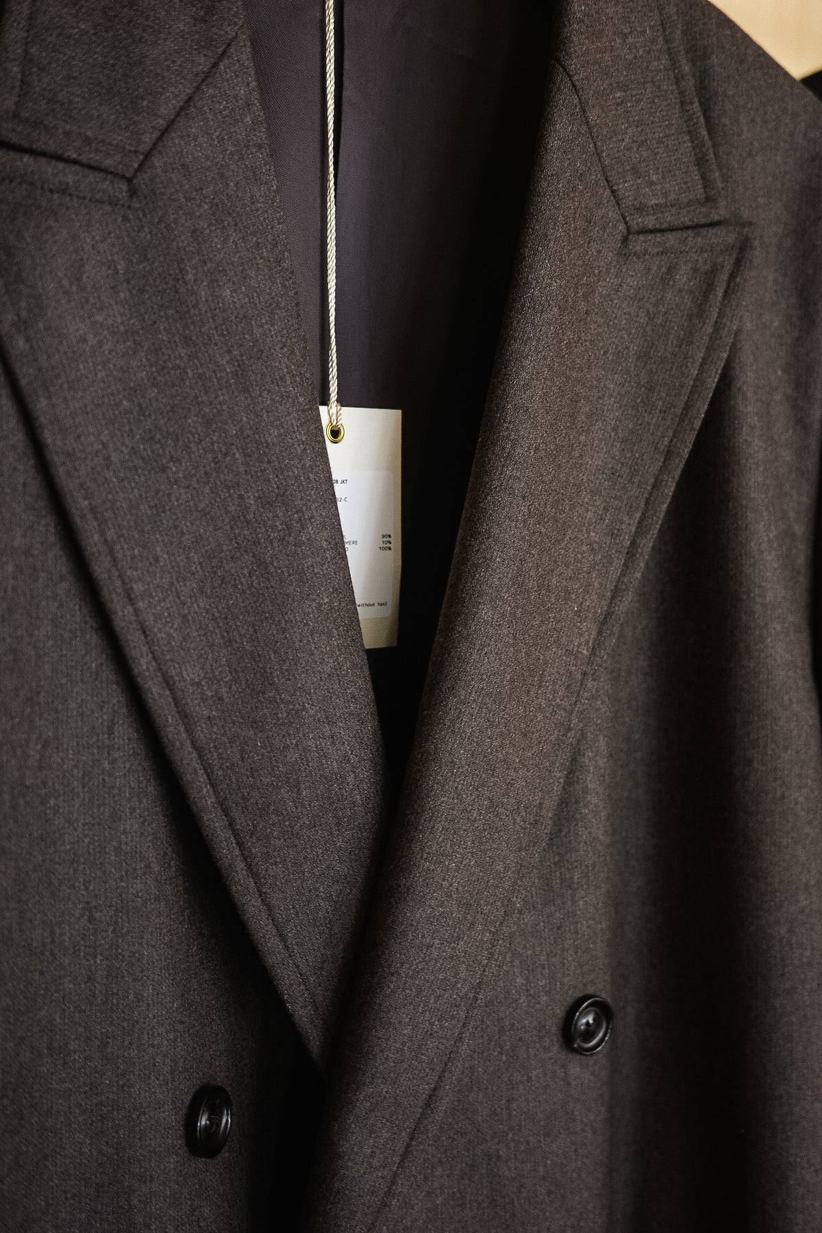 ULTERIOR W/CASH PANAMA CLOTH DB JKT