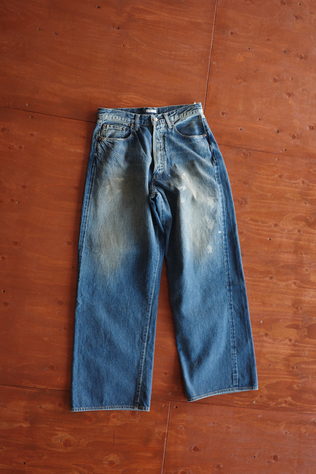 ULTERIOR AGING WASHED SELVEDGE DENIM 5P PANTS