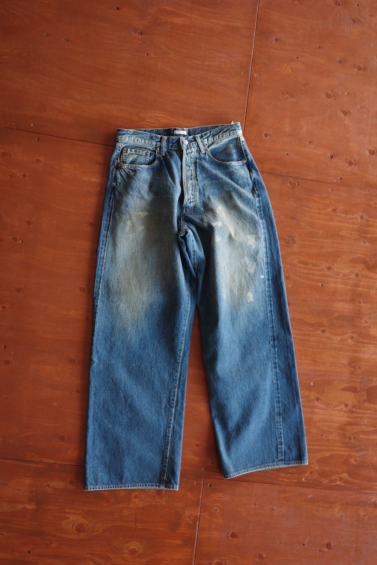 ULTERIOR AGING WASHED SELVEDGE DENIM 5P PANTS