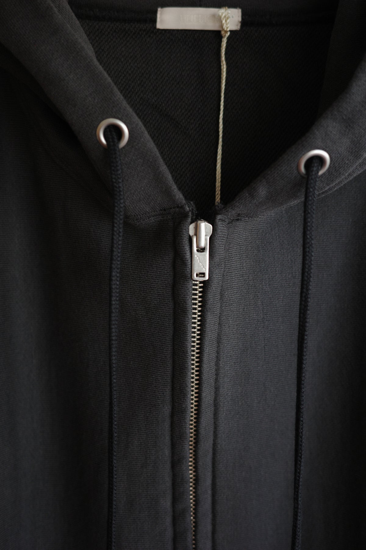 ULTERIOR FADED SILKY TERRY RW ZIP UP PARKA (The BORDER Edit)