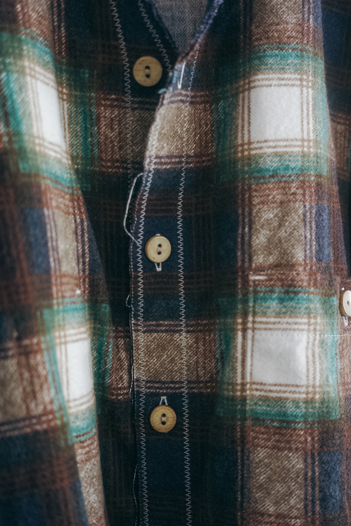 BLACKBIRD Cut-off Collar Work Shirt