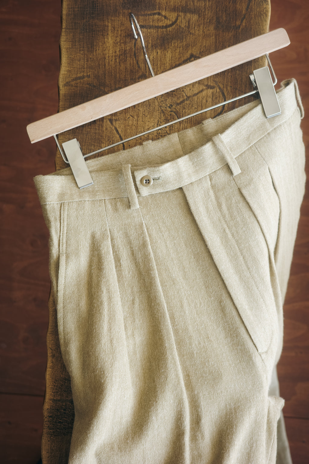 m's braque TUCKED BAGGY PANTS (The BORDER Edit.)