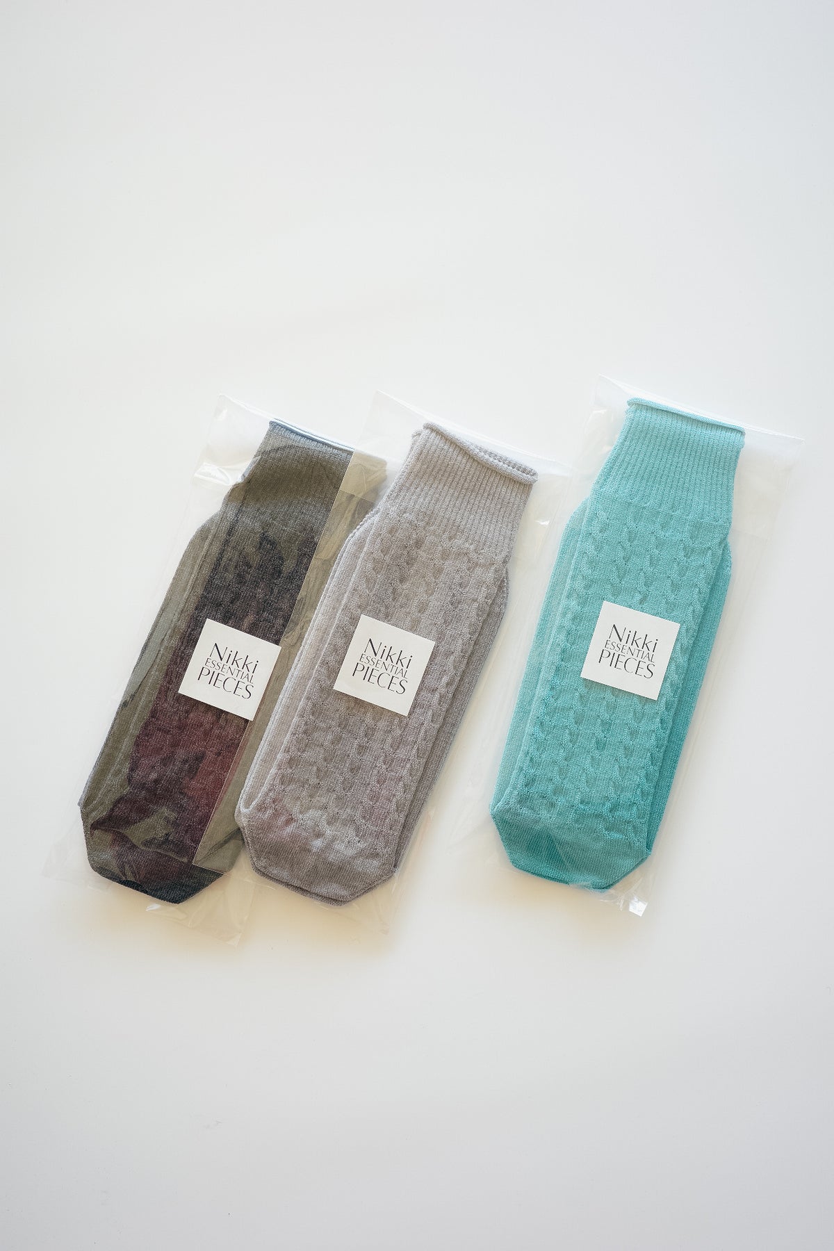 Nikki ESSENTIAL PIECES Wool Cable Stiitch Socks