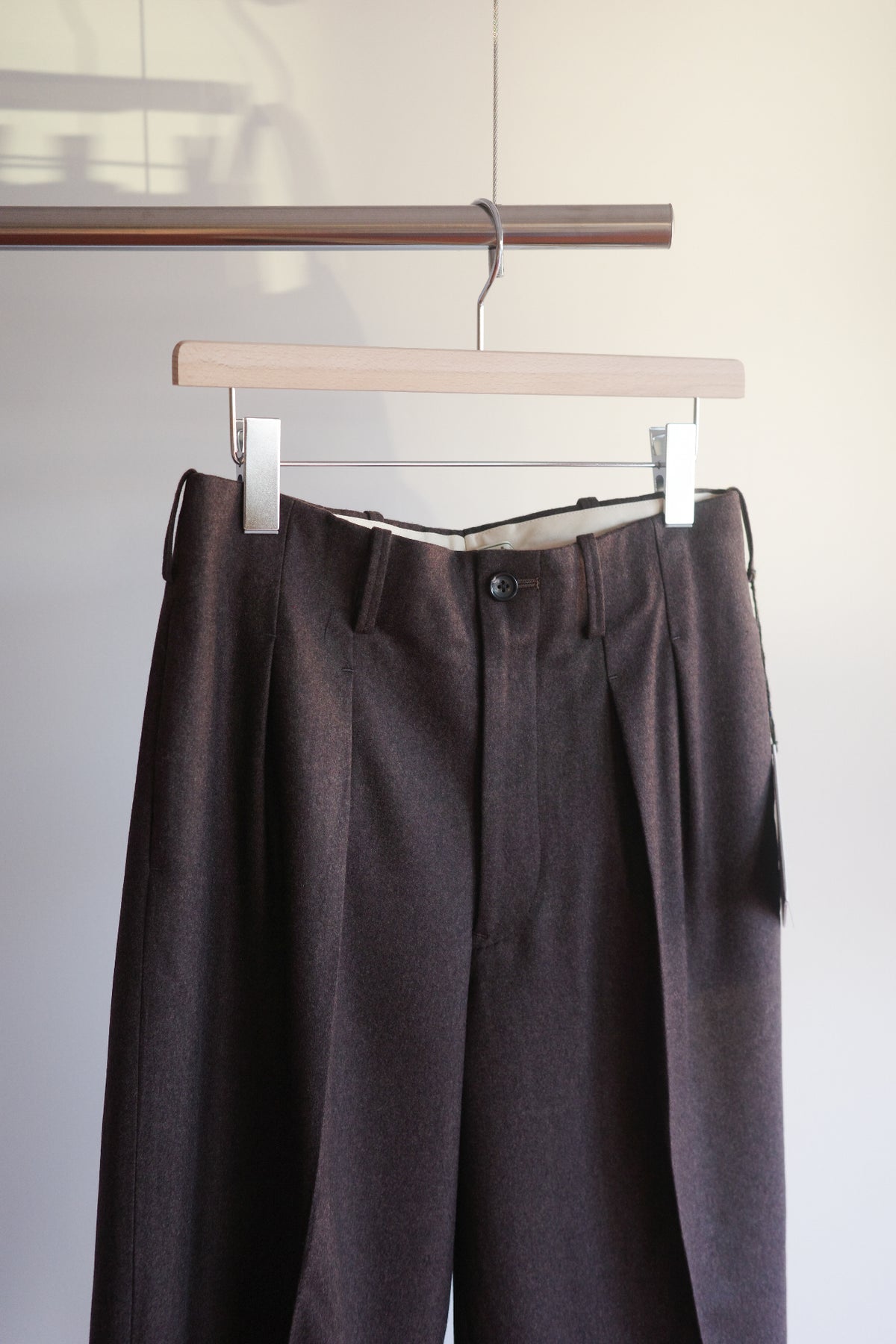 Gorsch Flannel Wool Two Tack Trousers