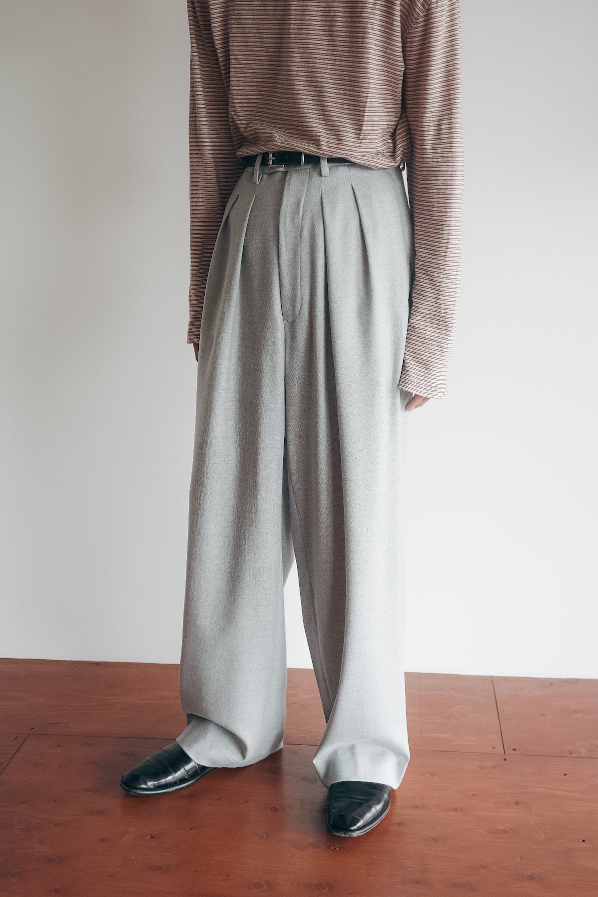 m's braque TUCKED BAGGY PANTS (The BORDER Edit.)